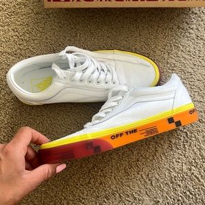 Vans White Old Skool Sneakers